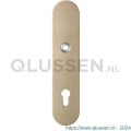 GPF Bouwbeslag Anastasius 9102.A4 veiligheids binnenschild SKG*** 248x52x8 mm afgerond PC92 Champagne blend GPF9102A4062