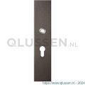 GPF Bouwbeslag Anastasius 9112.A1 veiligheids binnenschild SKG*** 248x52x8 mm rechthoekig PC55 Dark blend GPF9112A1032