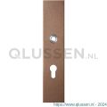 GPF Bouwbeslag Anastasius 9112.A2 veiligheids binnenschild SKG*** 248x52x8 mm rechthoekig PC72 Bronze blend GPF9112A2042