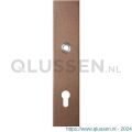 GPF Bouwbeslag Anastasius 9112.A2 veiligheids binnenschild SKG*** 248x52x8 mm rechthoekig PC92 Bronze blend GPF9112A2062