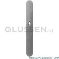 GPF Bouwbeslag RVS 9128.00 veiligheids binnenschild smal SKG*** 257x35x8 mm afgerond blind RVS geborsteld GPF912809000