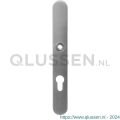 GPF Bouwbeslag RVS 9128.55 veiligheids binnenschild smal SKG*** 257x35x8 mm afgerond PC55 RVS geborsteld GPF912809032