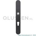 GPF Bouwbeslag PVD 9128.72P1 veiligheids binnenschild smal SKG*** 257x35x8 mm afgerond PC72 PVD antraciet GPF9128P1042