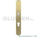 GPF Bouwbeslag PVD 9128.72P4 veiligheids binnenschild smal SKG*** 257x35x8 mm afgerond PC72 mat messing PVD mat messing GPF9128P4042