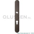 GPF Bouwbeslag Anastasius 9128.A1 veiligheids binnenschild smal SKG*** 257x35x8 mm afgerond PC72 Dark blend GPF9128A1042