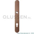 GPF Bouwbeslag Anastasius 9128.A2 veiligheids binnenschild smal SKG*** 257x35x8 mm afgerond PC92 Bronze blend GPF9128A2062