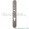 GPF Bouwbeslag Anastasius 9128.A3 veiligheids binnenschild smal SKG*** 257x35x8 mm afgerond PC72 Mocca blend GPF9128A3042