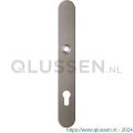 GPF Bouwbeslag Anastasius 9128.A3 veiligheids binnenschild smal SKG*** 257x35x8 mm afgerond PC92 Mocca blend GPF9128A3062