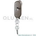 GPF Bouwbeslag Anastasius 9250.A3.0032 draaikiepmechanisme afsluitbaar SKG*** ovaal 83x34x31 mm met stift binnenzijde 32 mm Mocca blend GPF9250A30032