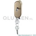 GPF Bouwbeslag Anastasius 9250.A4.0032 draaikiepmechanisme afsluitbaar SKG*** ovaal 83x34x31 mm met stift binnenzijde 32 mm Champagne blend GPF9250A40032