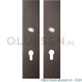 GPF Bouwbeslag Anastasius 9312.A1 veiligheids schilden SKG*** 248x52 mm rechthoekig PC72 Dark blend GPF9312A1042