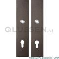 GPF Bouwbeslag Anastasius 9312.A1 veiligheids schilden SKG*** 248x52 mm rechthoekig PC92 Dark blend GPF9312A1062