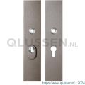 GPF Bouwbeslag Anastasius 9318.A3 veiligheids schilden SKG*** 248x52 mm massief rechthoekig met kerntrekbeveiliging PC55 Mocca blend GPF9318A3032