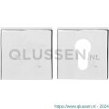 GPF Bouwbeslag RVS 9388.49 set GPF9388.49 veiligheidsrozet vierkant 54 mm SKG*** buiten blind RVS gepolijst GPF938849S199