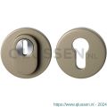 GPF Bouwbeslag Anastasius 9392.A4 set ronde veiligheidsrozet 54 mm SKG*** met kerntrekbeveiliging Champagne blend GPF9392A4S199