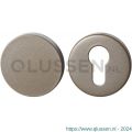 GPF Bouwbeslag Anastasius 9393.A3 set GPF9393.A3 veiligheidsrozet rond 54x10 mm SKG*** buiten blind Mocca blend GPF9393A3S199