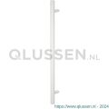 GPF Bouwbeslag ZwartWit 9545.62 deurgreep GPF15 verkropt 25x450/350 mm voetje 22 mm met bevestiging wit GPF9545620450A-25