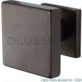 GPF Bouwbeslag Anastasius 9825.A1 vierkante voordeurknop 70x70 mm op rozet 53x53x8 mm Dark blend GPF9825A10400