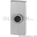 GPF Bouwbeslag RVS 9826.01 beldrukker rechthoekig 70x32x10 mm met zwarte button RVS geborsteld GPF982601400