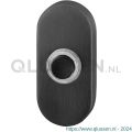 GPF Bouwbeslag PVD 9826.04P1 beldrukker ovaal 70x32x10 mm met zwarte button PVD antraciet GPF9826044P1