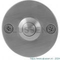 GPF Bouwbeslag RVS 9827.06 beldrukker rond 50x2 mm met RVS button RVS geborsteld GPF982706400