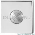 GPF Bouwbeslag RVS 9827.42 beldrukker vierkant 50x50x8 mm met RVS button RVS gepolijst GPF982742400