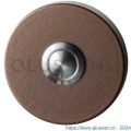 GPF Bouwbeslag Anastasius 9827.A2.1100 beldrukker rond 50x8 mm met RVS button Bronze blend GPF9827A21100