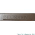 GPF Bouwbeslag Anastasius 9830.A3 briefplaat 340x77 mm met valklep 280x45 mm Mocca blend GPF9830A30000