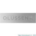 GPF Bouwbeslag RVS 9836.09 GPF9836.09 briefplaat rechthoekig 350x100x2,5 mm met verende vlakke binnenklep RVS geborsteld GPF983609000