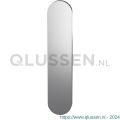 GPF Bouwbeslag RVS 9842.09 veiligheids buitenschild SKG*** 248x52x11 mm afgerond geheel blind RVS geborsteld GPF984209000