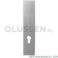 GPF Bouwbeslag RVS 9847.72 veiligheids buitenschild SKG*** 248x52x11 mm rechthoekig PC72 zonder krukgat RVS geborsteld GPF984709042