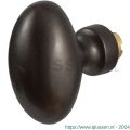 GPF Bouwbeslag Anastasius 9851.A1 S5 Ei-knop 65 mm voor veiligheids schilden vast met wisselstift Dark blend GPF9851A10400