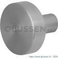 GPF Bouwbeslag RVS 9852.09 S4 vlakke knop 52x16 mm voor veiligheids schilden vast met bout M10 RVS geborsteld GPF985209410