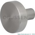 GPF Bouwbeslag RVS 9852.09 S5 vlakke knop 52x16 mm voor veiligheids schilden vast met wisselstift RVS geborsteld GPF985209400