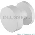 GPF Bouwbeslag ZwartWit 9852.62-00 S5 GPF9852.62-00 vlakke knop S5 52x16 mm met wisselstift op rond rozet wit GPF9852620400-00