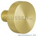 GPF Bouwbeslag PVD 9852.P4 S5 vlakke knop 52x16 mm voor veiligheids schilden vast met wisselstift PVD mat messing GPF9852P4400