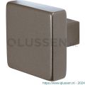 GPF Bouwbeslag Anastasius 9856.A3 S5 vierkante knop 53x53x16 mm voor veiligheids schilden vast met wisselstift Mocca blend GPF9856A30400