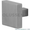 GPF Bouwbeslag RVS 9858.09 S4 vierkante knop RVS geborsteld 60x60x16 mm voor veiligheids schilden vast met bout M10 RVS geborsteld GPF985809410