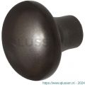 GPF Bouwbeslag Anastasius 9859.A1 S5 Paddenstoel knop 52 mm voor veiligheids schilden vast met wisselstift Dark blend GPF9859A10400