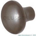 GPF Bouwbeslag Anastasius 9859.A3 S5 Paddenstoel knop 52 mm voor veiligheids schilden vast met wisselstift Mocca blend GPF9859A30400