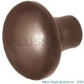 GPF Bouwbeslag Anastasius 9859.A2 S5 paddenstoel knop 52 mm voor veiligheids schilden vast met wisselstift Bronze blend GPF9859A20400