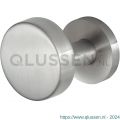 GPF Bouwbeslag RVS 9860.09-00L S5 GPF9860.09-00L excentrische knop S5 60x16 mm met wisselstift op rond rozet linkswijzend RVS geborsteld GPF9860090420-00