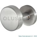 GPF Bouwbeslag RVS 9865.09-00 S1 GPF9865.09-00 RVS mat excentrische knop S1 60x16 mm draaibaar met rond rozet RVS geborsteld GPF9865090200-00