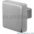 GPF Bouwbeslag RVS 9948.09 S3 vierkante knop 53x53x16 mm vast met metaalschroef M10 RVS geborsteld GPF994809410