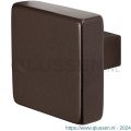 GPF Bouwbeslag Anastasius 9950.A1 S1 vierkante knop 60x60x16 mm draaibaar met krukstift Dark blend GPF9950A10200