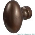 GPF Bouwbeslag Anastasius 9951.A2 S1 Ei-knop 65 mm draaibaar met krukstift Bronze blend GPF9951A20200