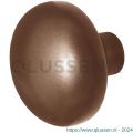 GPF Bouwbeslag Anastasius 9957.A2 S1 Paddenstoel knop 65 mm draaibaar met krukstift Bronze blend GPF9957A20200