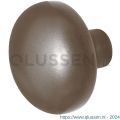 GPF Bouwbeslag Anastasius 9957.A3 S2 Paddenstoel knop 65 mm vast met knopvastzetter Mocca blend GPF9957A30400