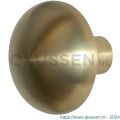 GPF Bouwbeslag PVD 9957.P4 S3 Paddenstoel knop 65 mm vast met metaalschroef M10 PVD mat messing GPF9957P4410