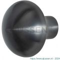 GPF Bouwbeslag PVD 9959.P1 S2 Paddenstoel knop 52 mm vast met knopvastzetter PVD antraciet GPF9959P1400